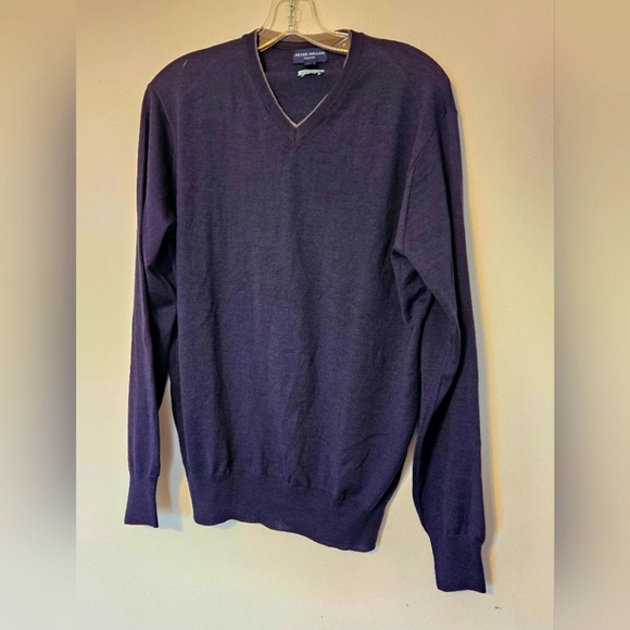 Peter Millar Collection Wool- Silk Blend Size Medium EUC - Picture 2 of 6